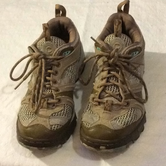Merrell Ortho-lite brown and beige sneakers # 6.5 - Picture 2 of 8